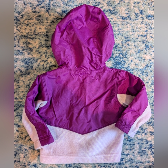 Columbia Kids' Purple Hooded Jacket - Picture 2 of 3